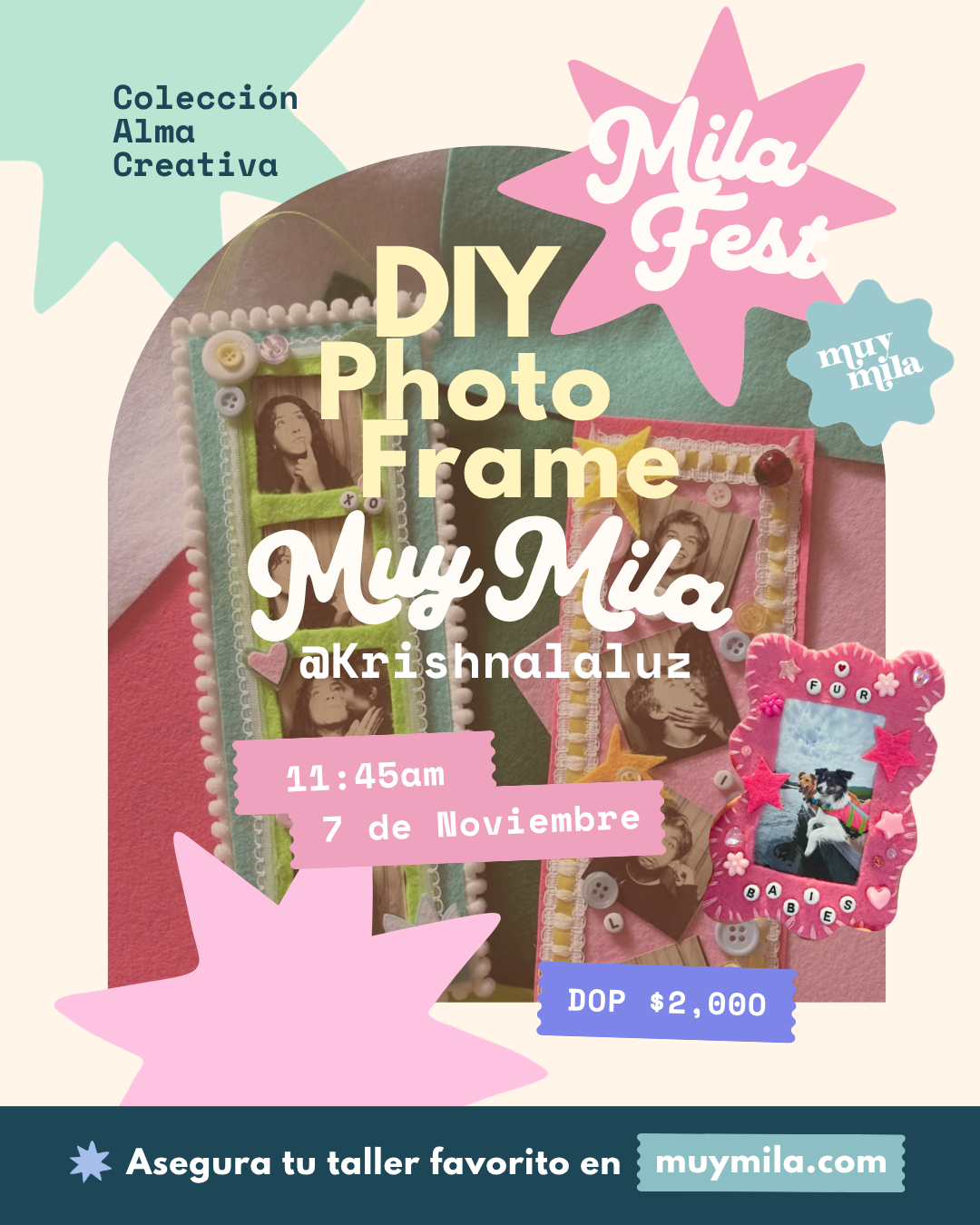 Taller DIY Photo Frame x Muy Mila