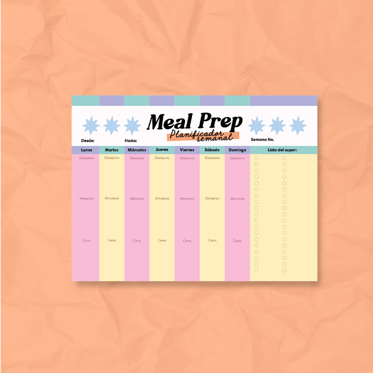 Meal Prep Planner