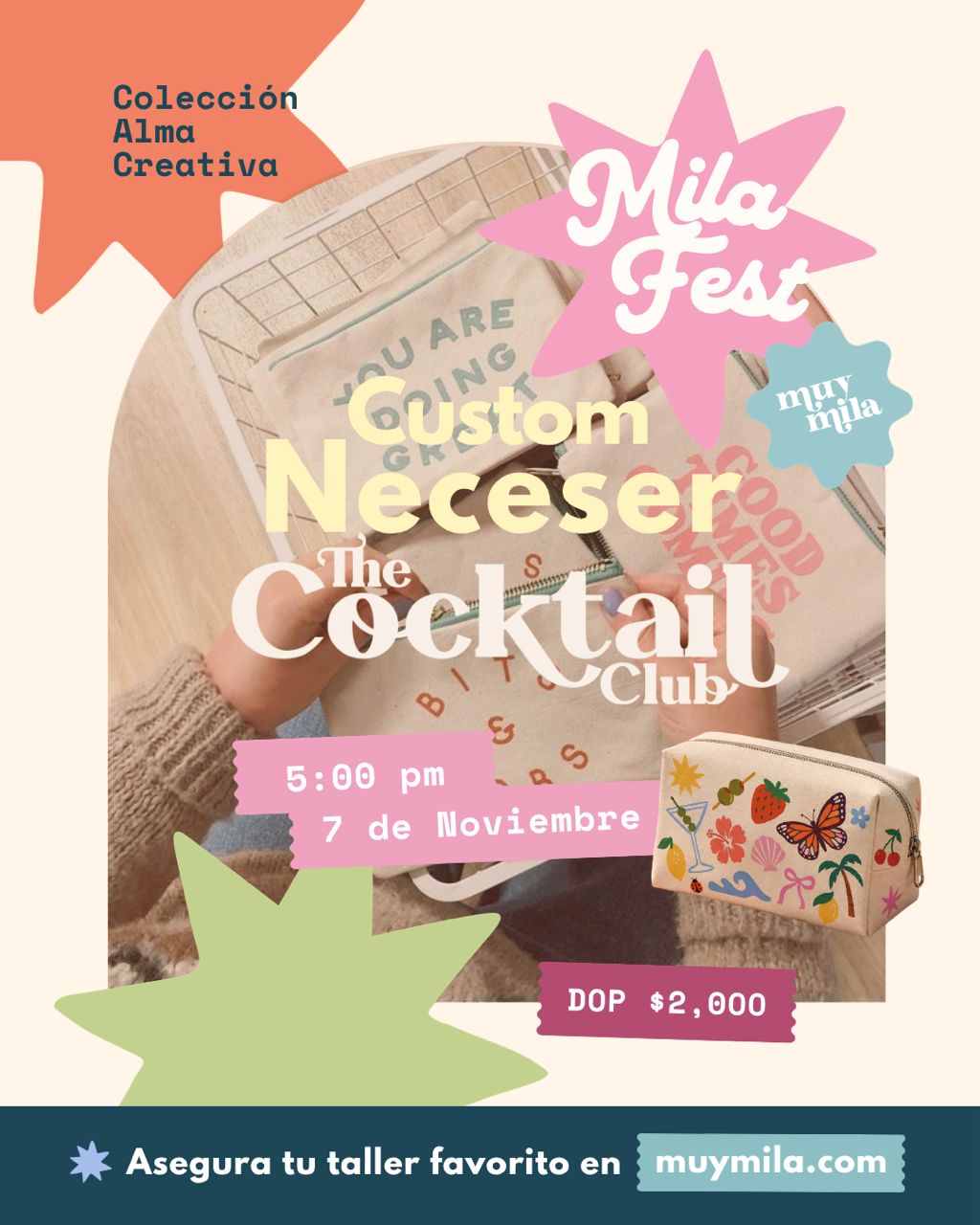 Taller Custom Neceser TCC x Muy Mila